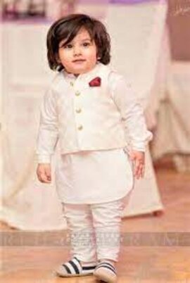Image of a kids wedding dress